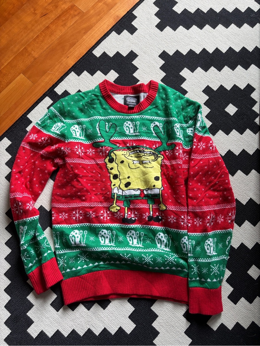Ugly sweater sponge bob